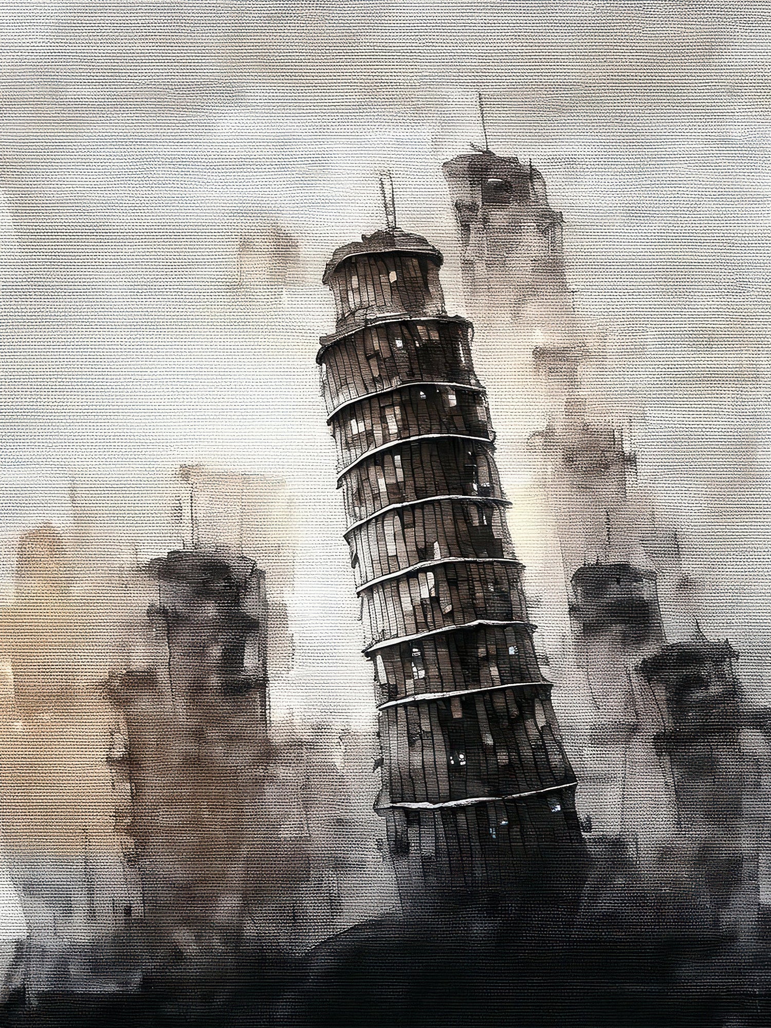 Posters med motiv av städer eller inspiration från städer