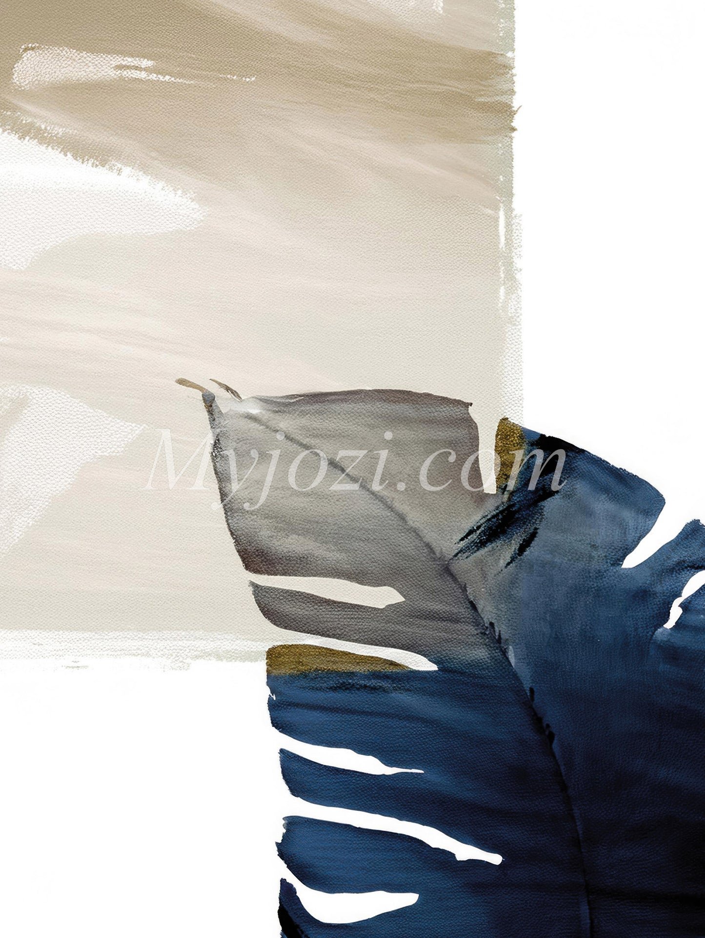 Artistic Blue Poster - Nordic Nature