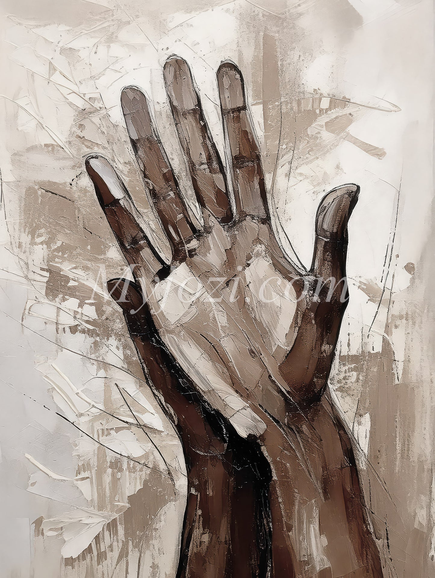 Art Poster - The Hand of Touch