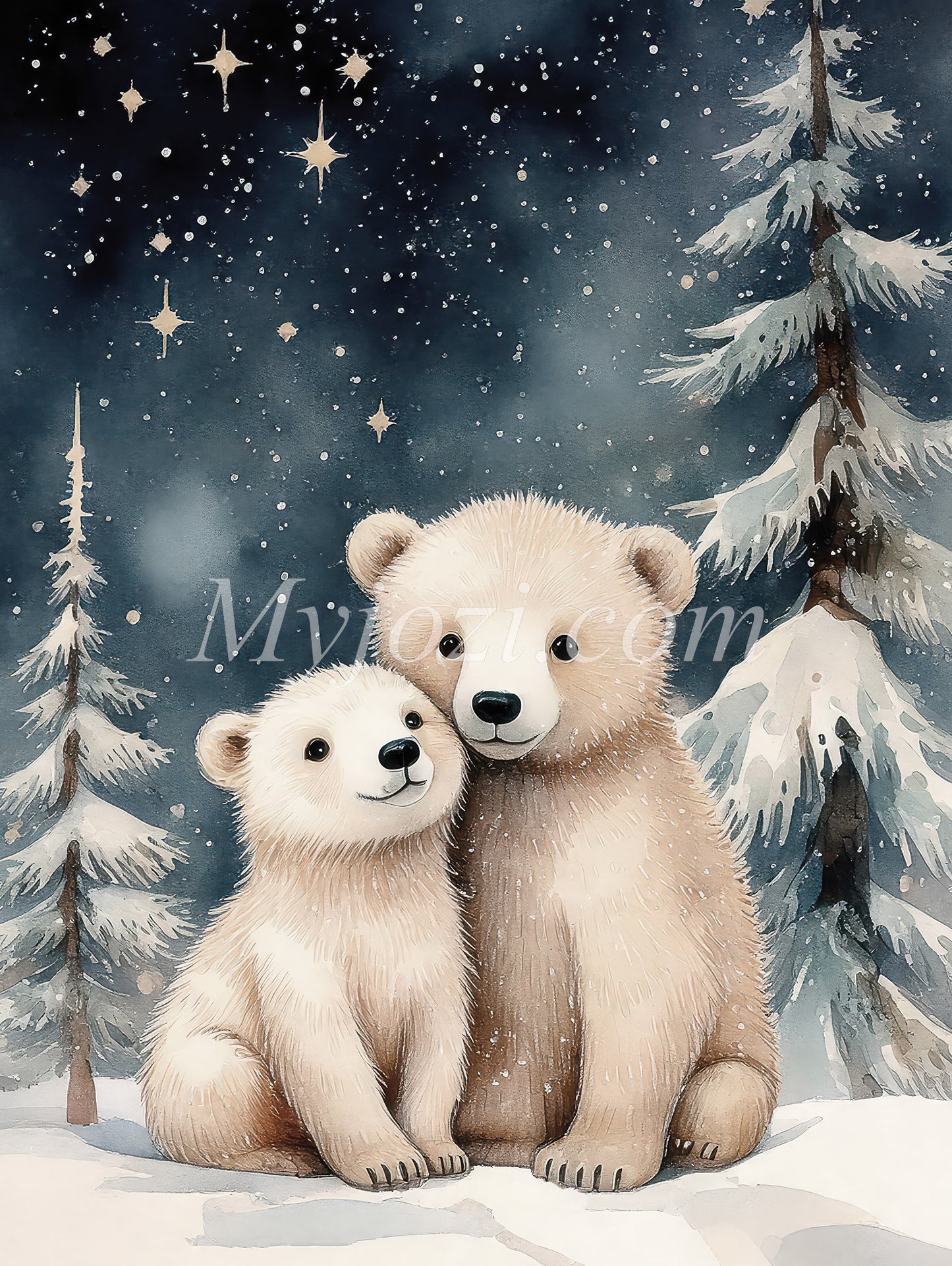 Seden Ususy - A winter poster for the children's room