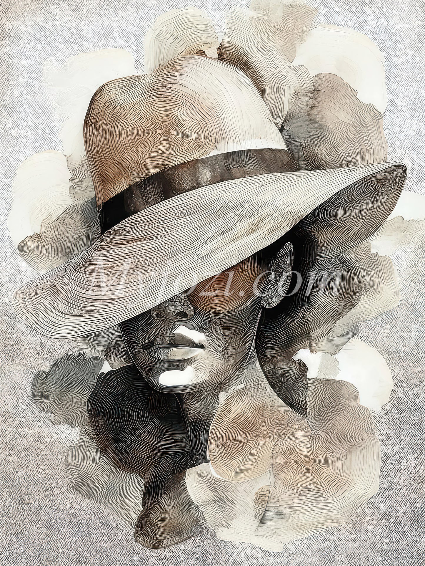 Modern Art Poster - Female Integrity