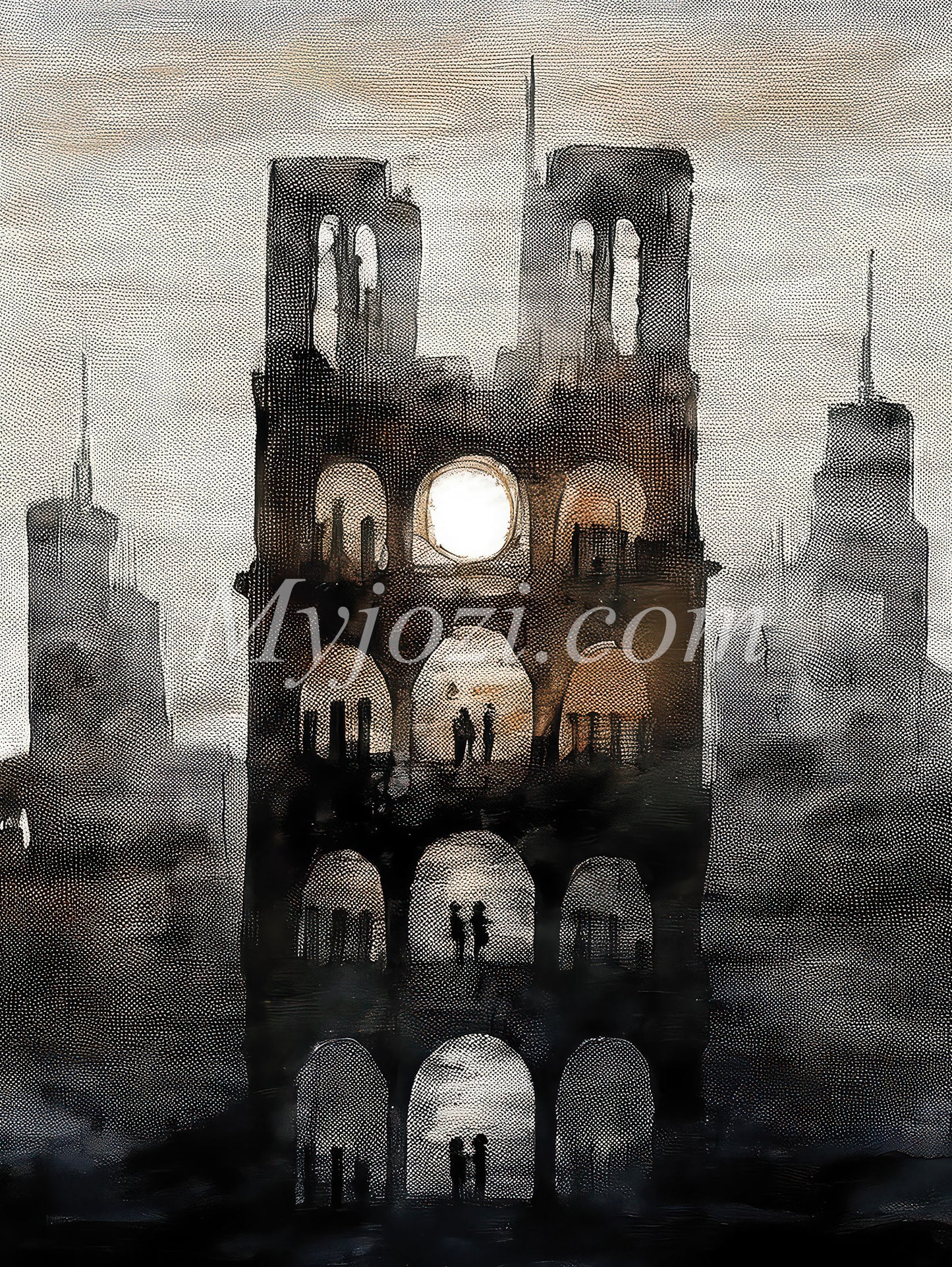 Stadsposter - Notre Dame