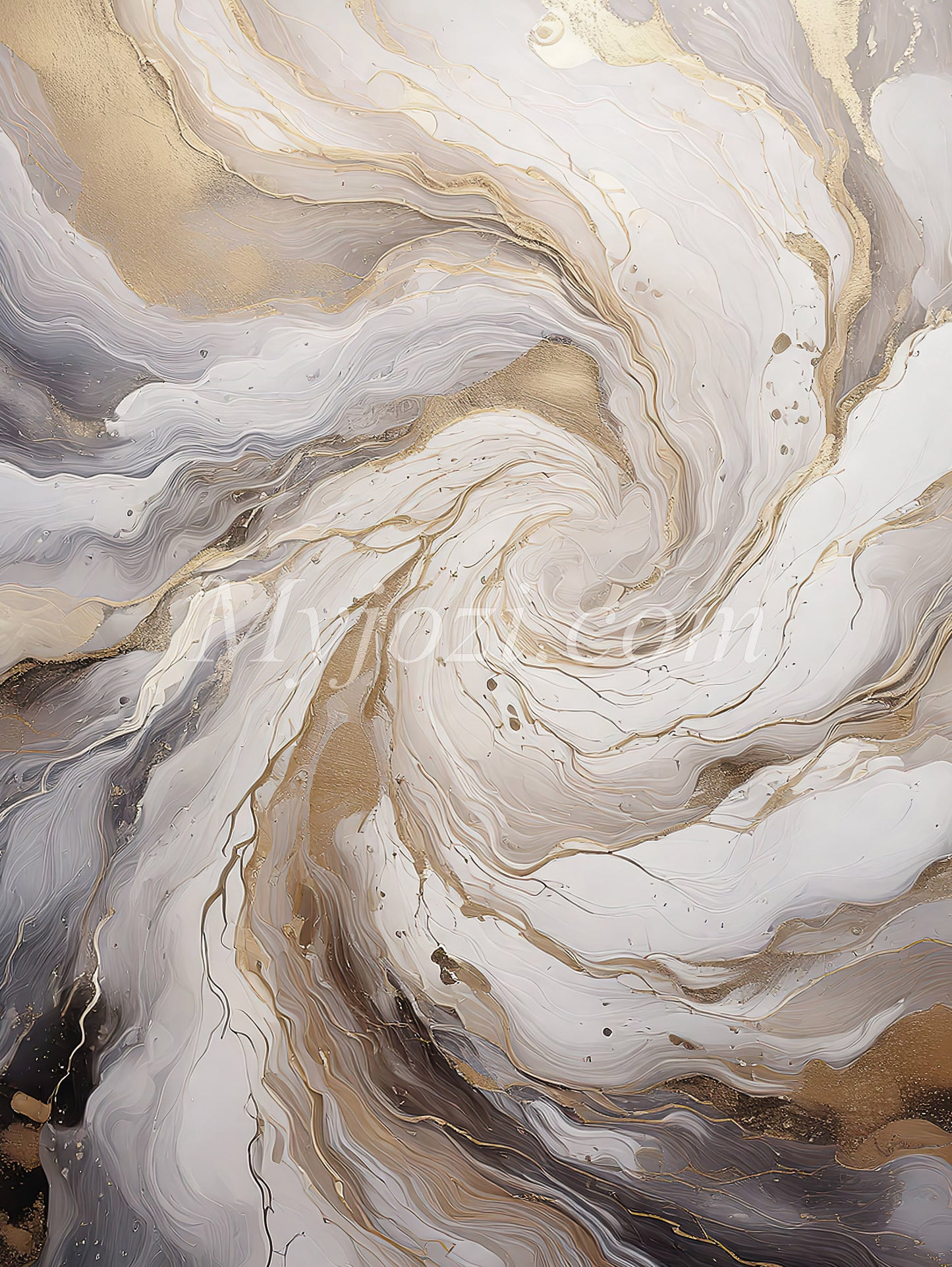 Poster Auroria Circulia - Abstract Work
