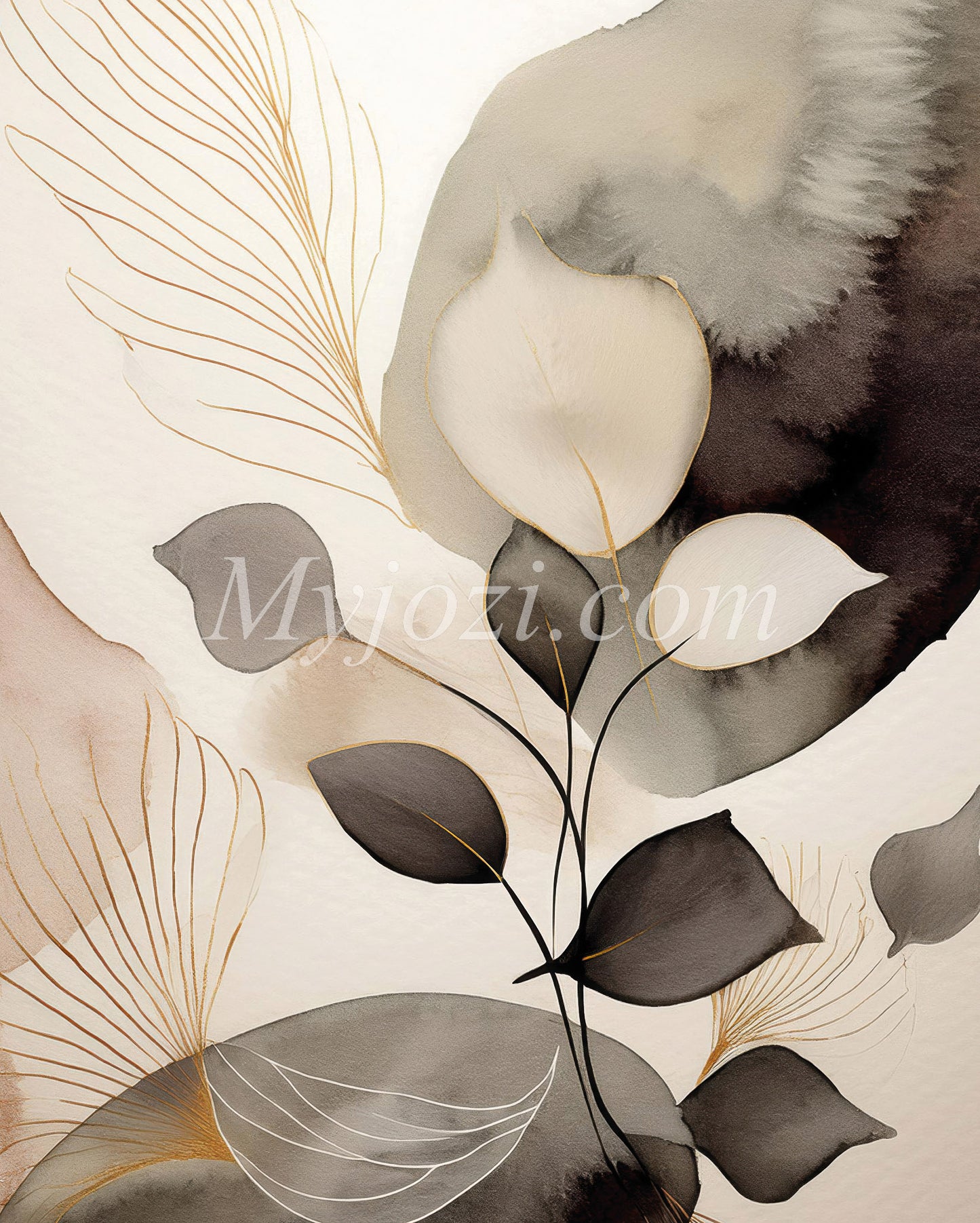 Abstrakt Väggkonst - Modern Poster