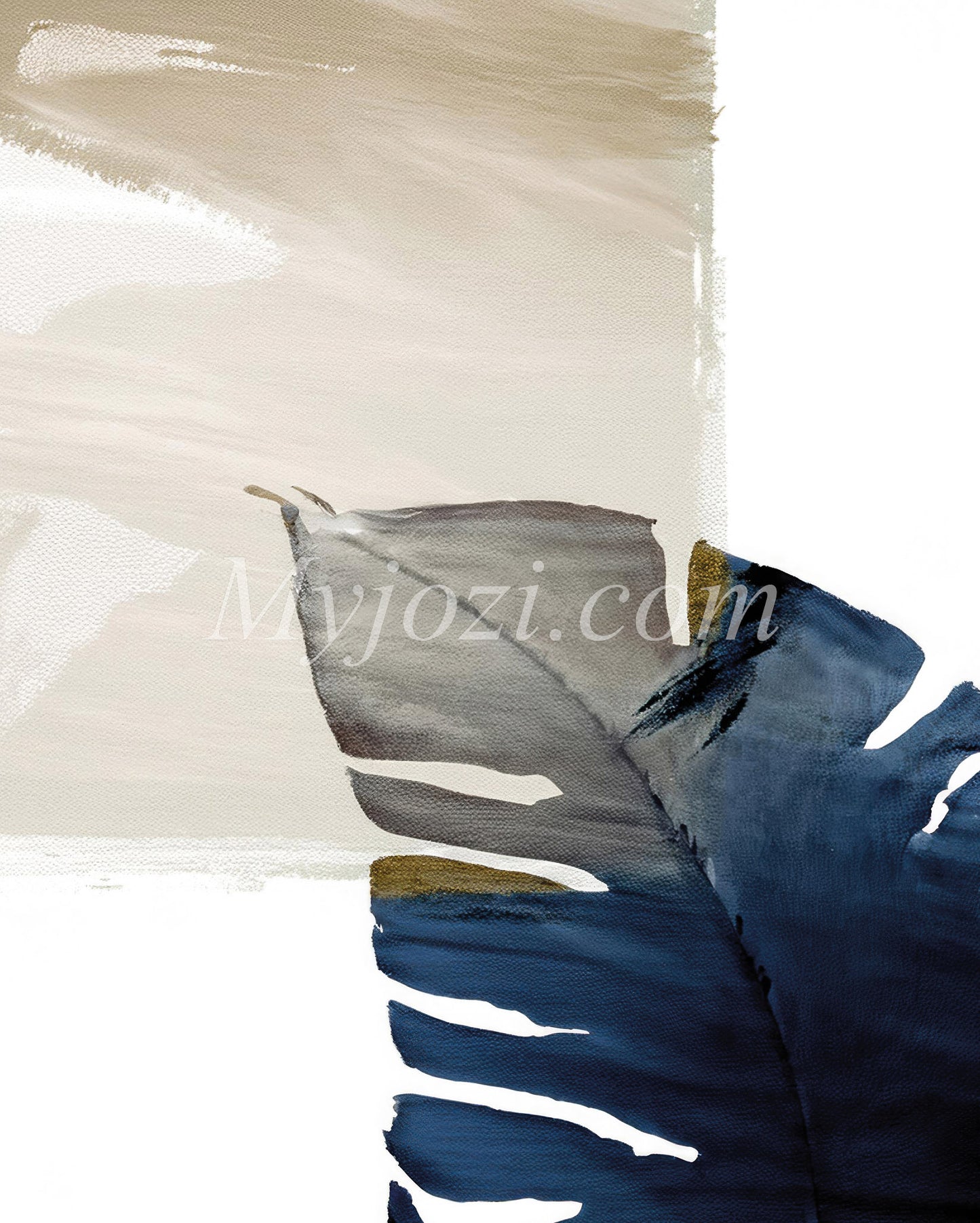 Artistic Blue Poster - Nordic Nature