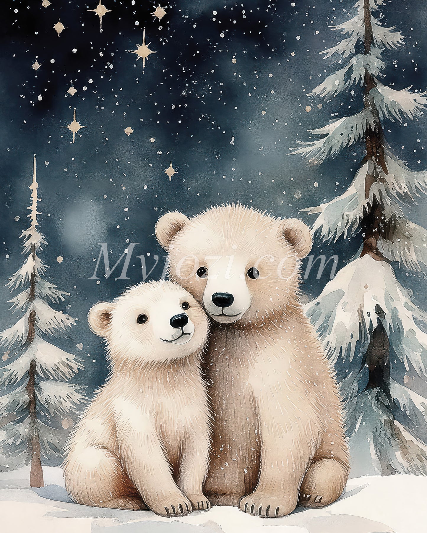 Seden Ususy - A winter poster for the children's room