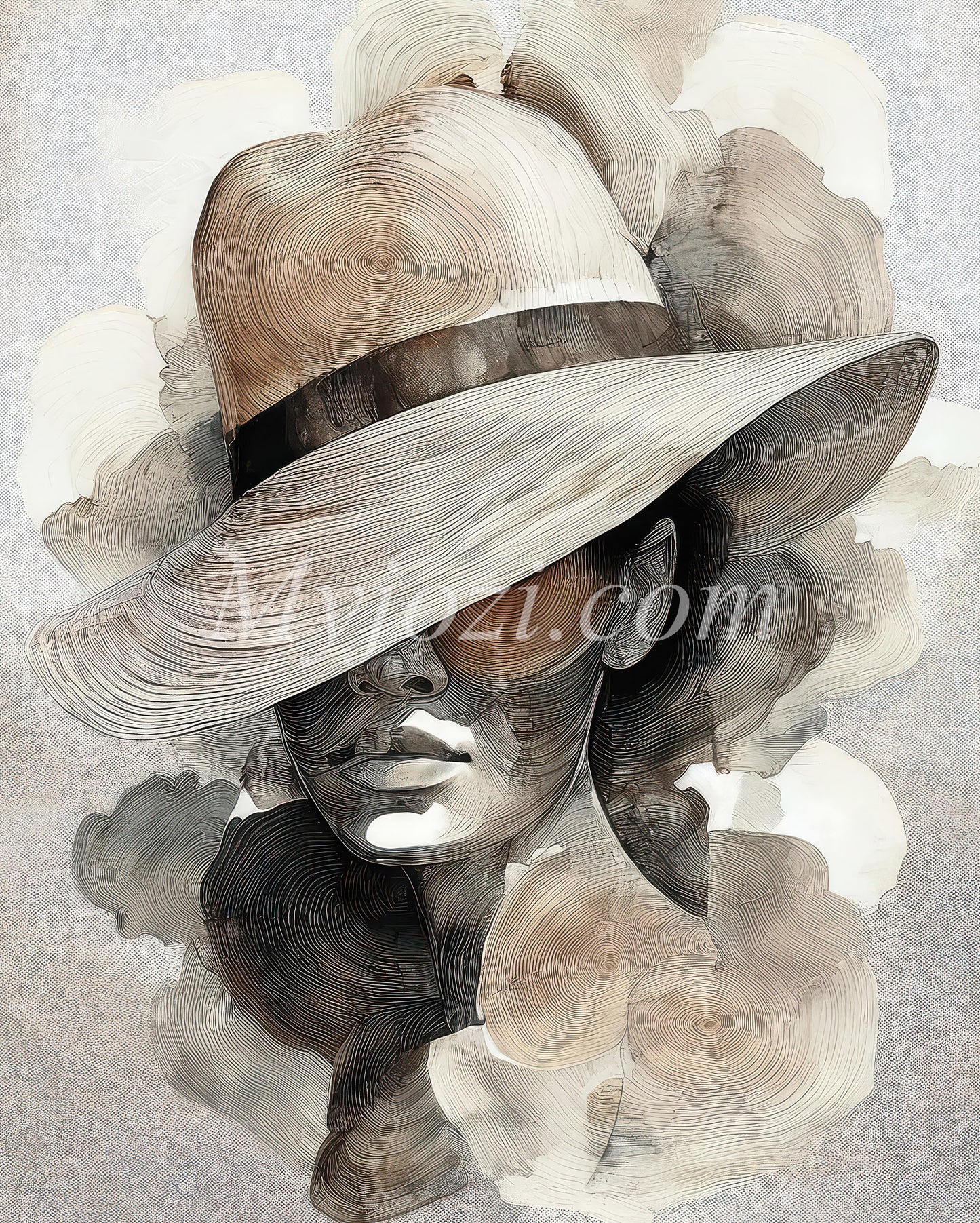 Modern Art Poster - Female Integrity