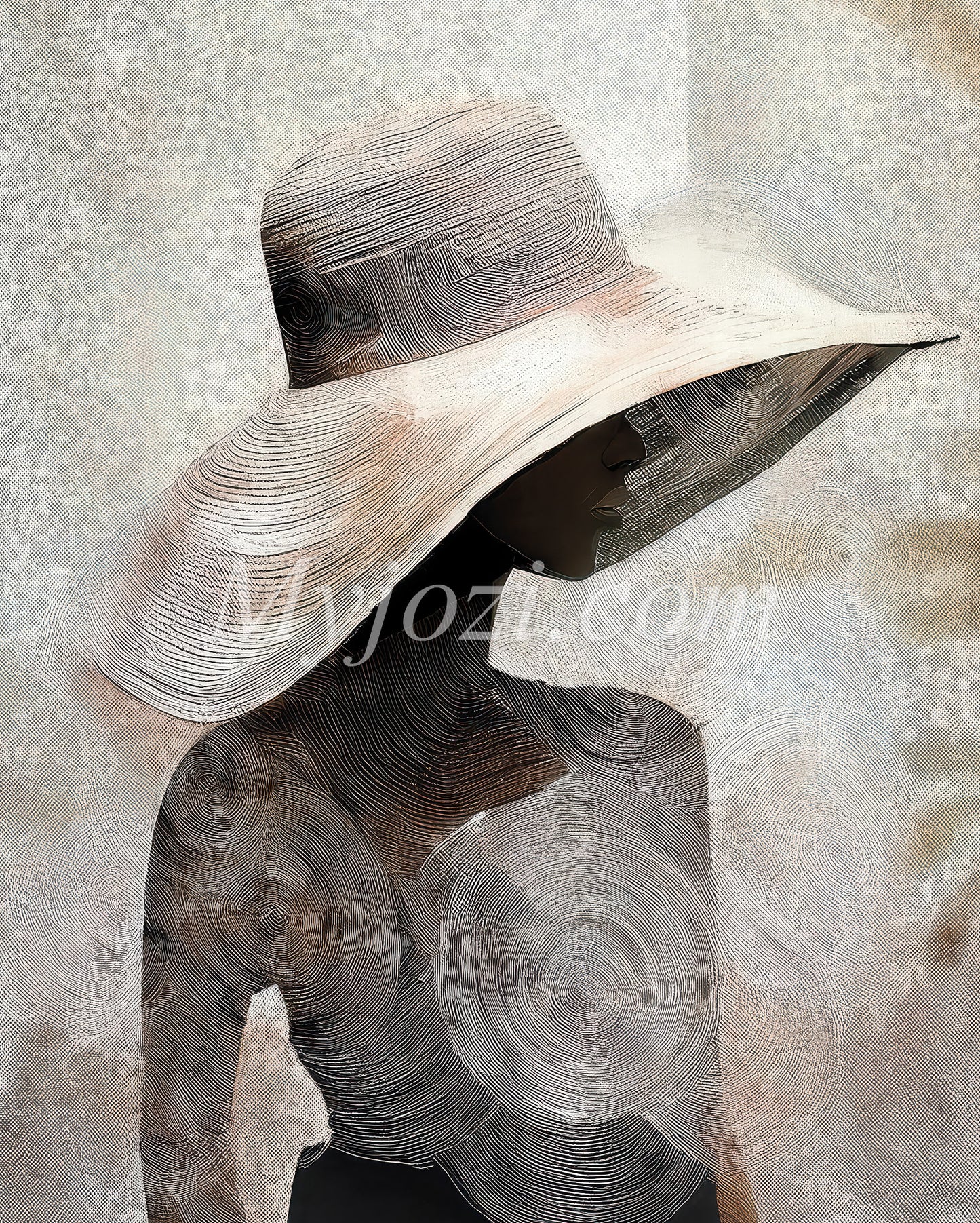 Art Posters - The Woman Behind
