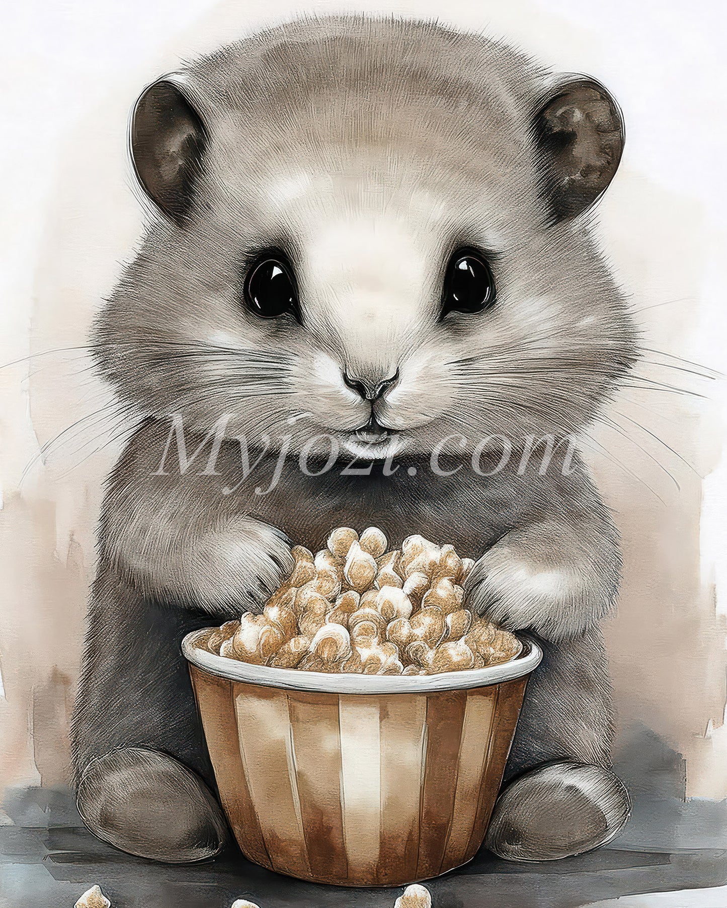 Lovelia the Mouse - Animal Posters for the Nursery