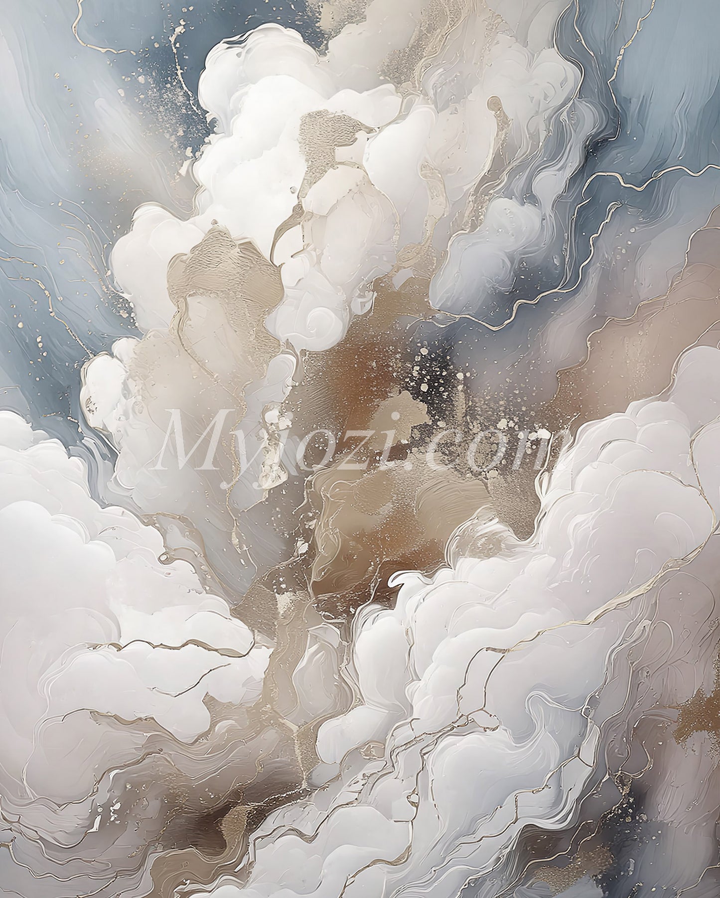 Poster Facusio Liwa - Shaded Clouds