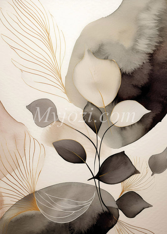 Abstrakt Väggkonst - Modern Poster