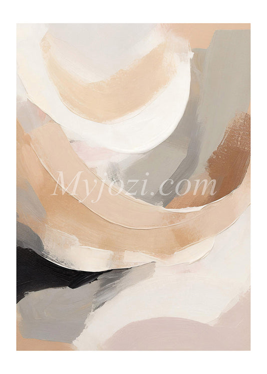 Livfull och dynamisk akrylmålning med djärva toner och kraftfulla penseldrag. Energifyllt tillskott