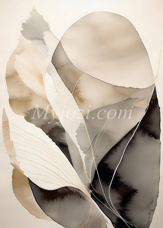 Abstrakt Poster - Skogens Luft