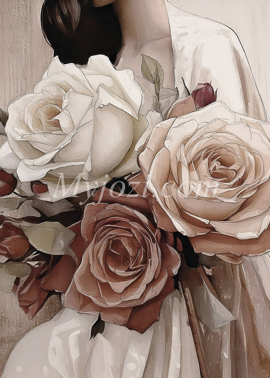 Blomstrande Poster - Romantikens Gestalt