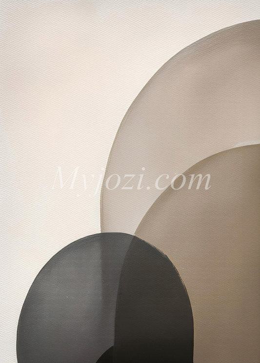 Poster Formia Solvia - Tidlös design i harmoniska färger för lugn atmosfär. Idealisk för sovrum och