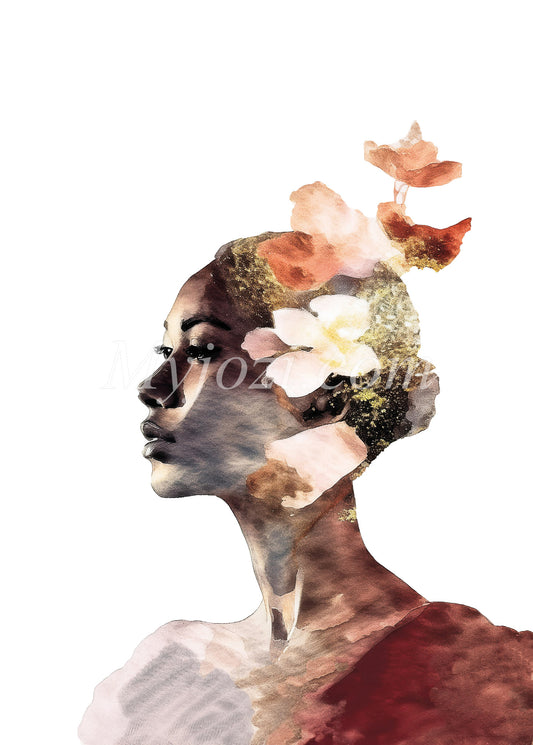 Poster Lovium Minela med tidlös elegans och koppardetaljer för exklusiv inredning.