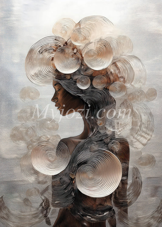 Poster med stark karaktär och jordnära värderingar, passar perfekt för självkärlek i alla rum.