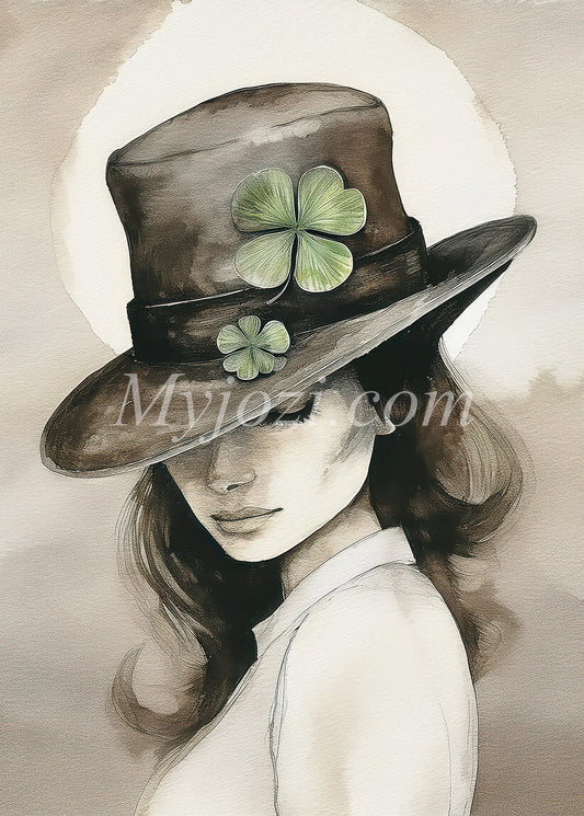 Abstrakt skandinavisk poster "Anima Victoria" för lugn och stil i hemmet.