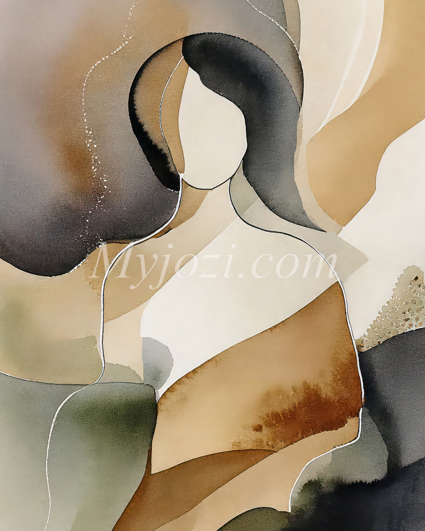 Poster Favi Femina - Feminine Abstract Art Poster