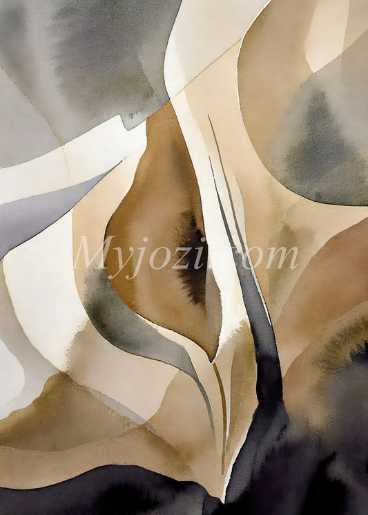 Abstrakt konstposter med själens budskap - Skapa en kraftfull atmosfär hemma!