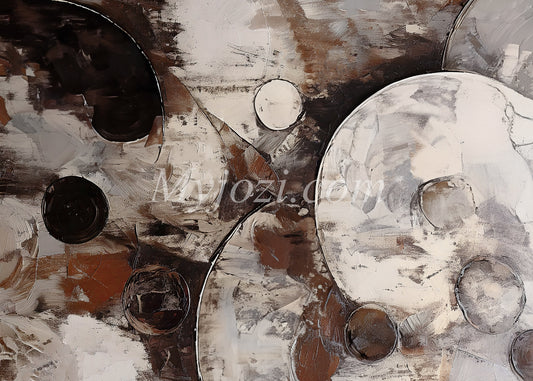 Geometriskt abstrakt konstverk