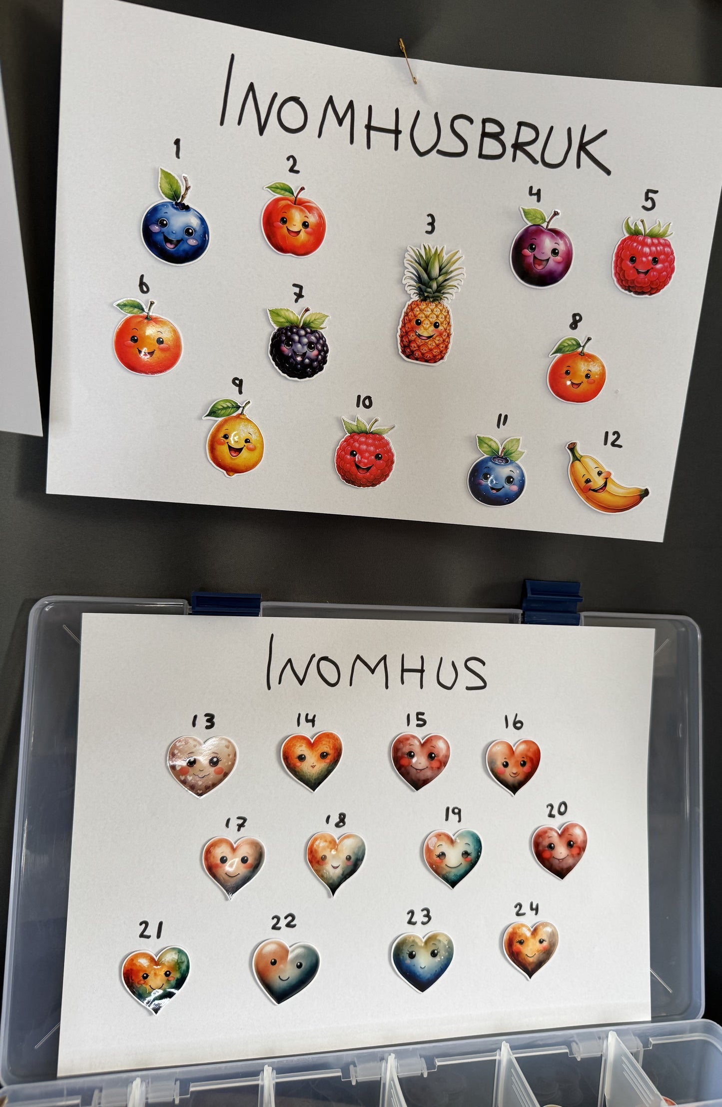 Drinnen Aufkleber Gemischt