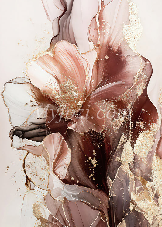 Blommande Svep - Canvastavla -