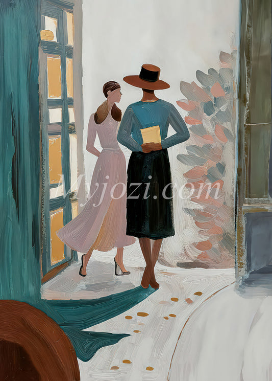 Walking Together - Canvastavla