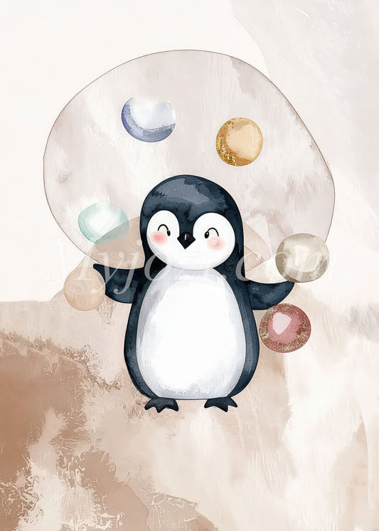 pingvin barnrum i skanvinavisk design