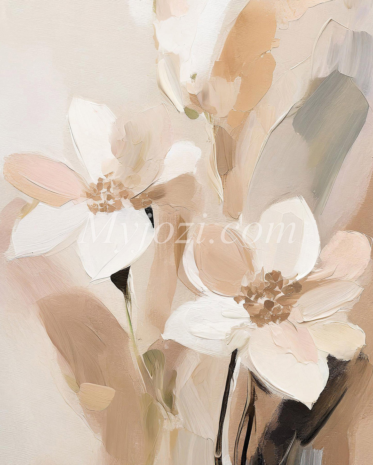 Konstnärlig Blomposter - Den Blommiga Längtan