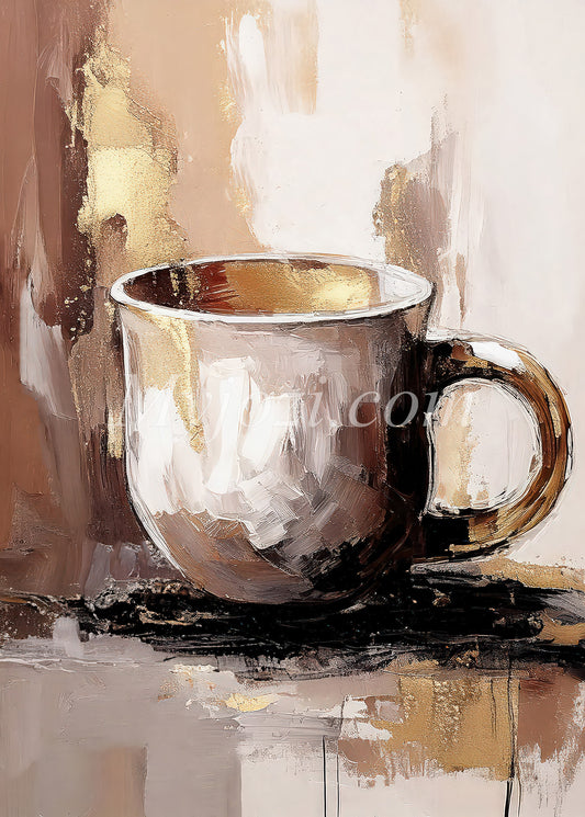 Café Macchiato - Leinwanddruck